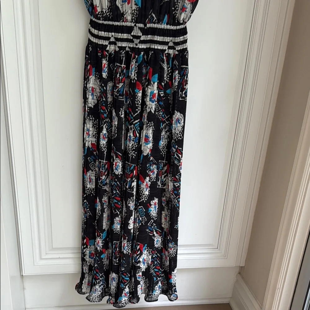 Diane Freis Black Floral Dress - Picture 6 of 8